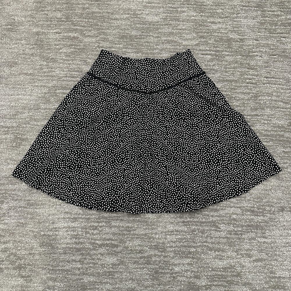 Buff Bunny Skort Womens Medium Black Spotted Shorts Pockets Pickleball Tennis